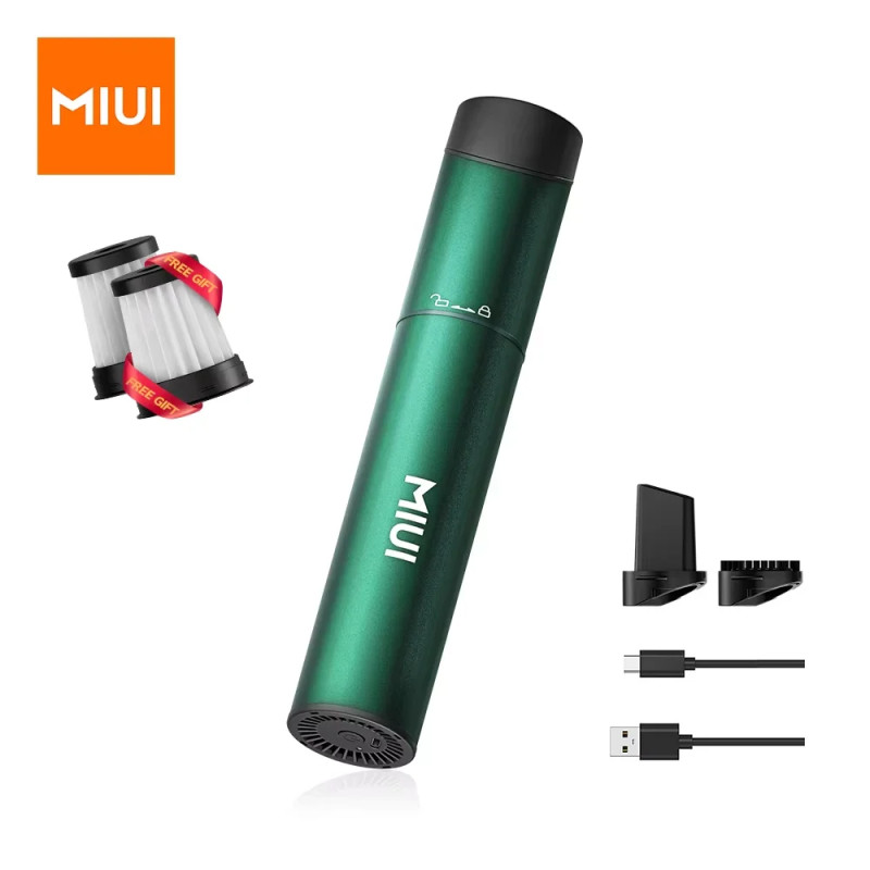 MIUI Mini Vacuum: Cordless Power for Desk & Car Cleaning