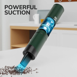 MIUI Mini Vacuum: Cordless Power for Desk & Car Cleaning