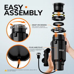 MIUI Food Waste Disposer: Powerful & Silent