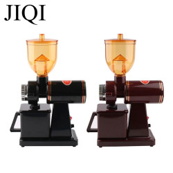 JIQI Electric Coffee Grinder: Fine-Adjust Burr Grinding for Perfect...