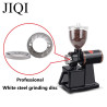 JIQI Electric Coffee Grinder: Fine-Adjust Burr Grinding for Perfect...