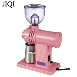 JIQI 110V Electric Coffee Grinder: Precise Grind, 10 Thickness Sett...