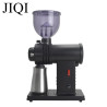 JIQI Electric Coffee Grinder: 10-File Adjustment, Stainless Steel