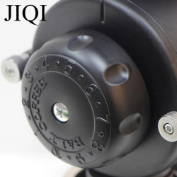 JIQI Electric Coffee Grinder: 10-File Adjustment, Stainless Steel