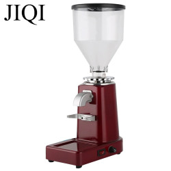 JIQI Electric Coffee Grinder: Adjustable Grind, 500g Capacity