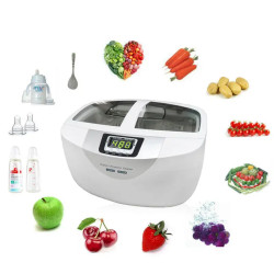 JIQI 2.5L Ultrasonic Cleaner: Powerful Vibration for Jewelry & More
