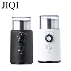 JIQI Coffee Grinder: Automatic Burr Mill, 5 Grind Settings