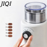 JIQI Coffee Grinder: Automatic Burr Mill, 5 Grind Settings