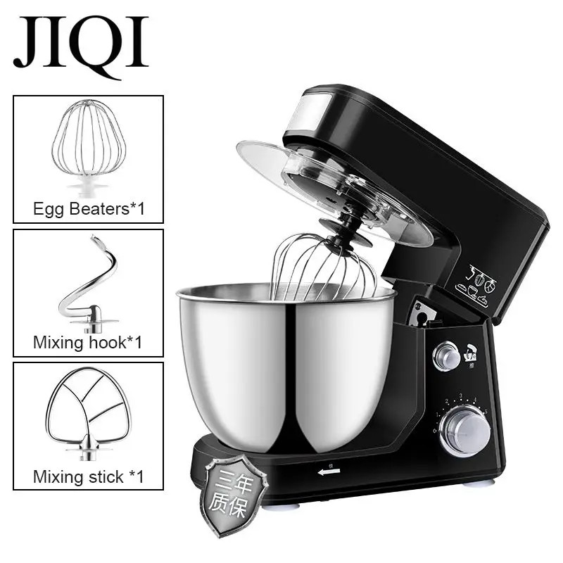 JIQI Electric Stand Mixer: Blend, Knead & Bake with Ease