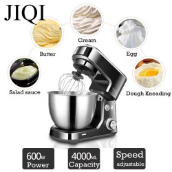 JIQI Electric Stand Mixer: Blend, Knead & Bake with Ease