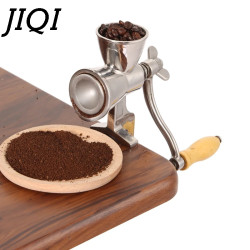 JIQI Adjustable Stainless Steel Grain Mill - Fresh Coffee & More