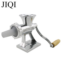 JIQI Hand-Crank Meat Grinder: Makes Sausages & Burgers at Home