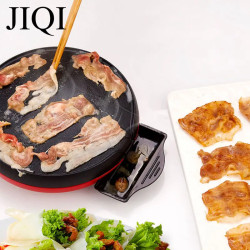 JIQI Electric Crepe Maker: Multifunctional Grilling & Baking