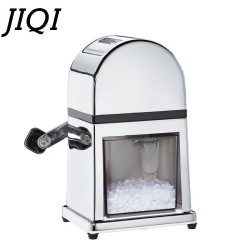JIQI Manual Ice Crusher: Make Perfect Slushies & Snow Cones