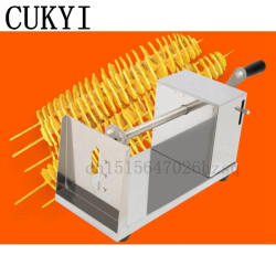 JIQI Manual Tornado Cutter: Spiralize Potatoes for Chips & More