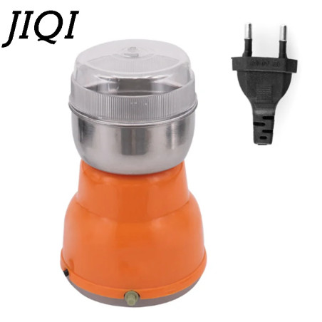JIQI Electric Coffee Grinder - Freshly Ground Beans & Herbs