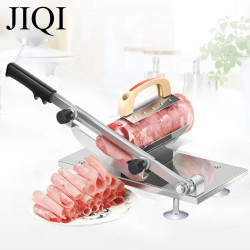 JIQI Manual Slicer: Stainless Steel, Adjustable Thickness for Meat ...
