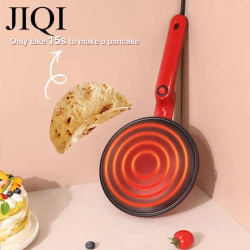 JIQI Non-Stick Crepe Maker: Quick Heating & Easy Cleaning