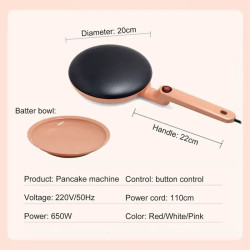 JIQI Non-Stick Crepe Maker: Quick Heating & Easy Cleaning