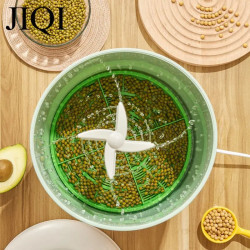 JIQI 2-Layer Bean Sprouts Maker: Automatic, Thermostatic & Shaded