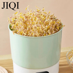 JIQI 2-Layer Bean Sprouts Maker: Automatic, Thermostatic & Shaded