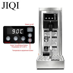 JIQI Pro Stainless Steel Milk Frother & Steamer - Cappuccino Dreams