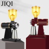 JIQI Electric Coffee Grinder - Adjustable Grind & Stainless Steel