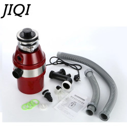 JIQI Quiet Food Waste Processor: 450W Grinding, Overload Protection