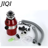 JIQI Quiet Food Waste Processor: 450W Grinding, Overload Protection