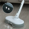 JIQI Cordless Electric Mop: LED Light & Auto Spray Cleaning