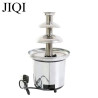 JIQI 3-Tier Chocolate Fountain, Stainless Steel, Auto Rotating
