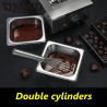 JIQI Double Hot Chocolate Dipper - Electric Melter with 2 Lattices