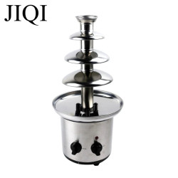 JIQI 4-Tier Electric Chocolate Fountain - Party Fun & Automatic Flow