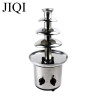 JIQI 4-Tier Electric Chocolate Fountain - Party Fun & Automatic Flow