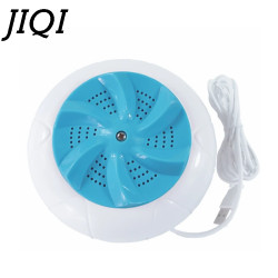 JIQI Mini Ultrasonic Washer: Quick & Clean Clothes for Travel