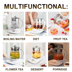 JOYOUNG 1.5L Electric Kettle: Precise Temp Control for Tea & More