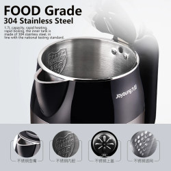 JOYOUNG Electric Kettle - 1.7L Fast Heating, Safe & Durable