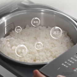 JOYOUNG 3L Rice Cooker - Stainless Steel & Multigrain