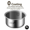 JOYOUNG 3L Rice Cooker - Stainless Steel & Multigrain