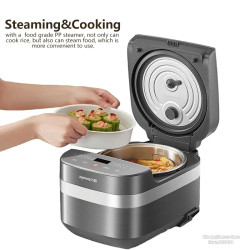 JOYOUNG 3L Rice Cooker - Stainless Steel & Multigrain