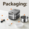 JOYOUNG 3L Rice Cooker - Stainless Steel & Multigrain