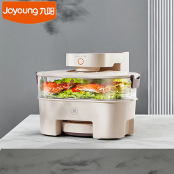 JOYOUNG GZ512: Dual-Layer Electric Steamer for Healthy Meals