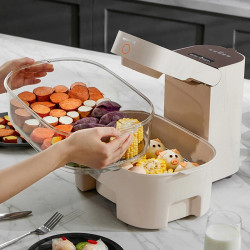 JOYOUNG GZ512: Dual-Layer Electric Steamer for Healthy Meals