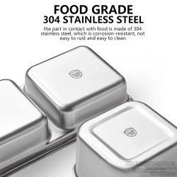JOYOUNG Portable Rice Cooker & Steamer, 1.5L Stainless Steel
