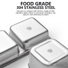 JOYOUNG Portable Rice Cooker & Steamer, 1.5L Stainless Steel