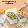JOYOUNG Portable Rice Cooker & Steamer, 1.5L Stainless Steel
