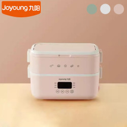 JOYOUNG Double-Layer Electric Lunch Box: Hot Meals Anywhere