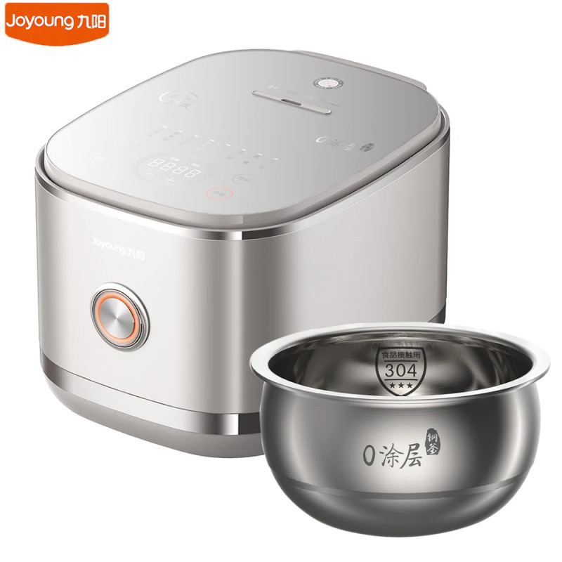 JOYOUNG 4L Stainless Steel Rice Cooker - 24H Timer, Multifunctional
