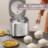 JOYOUNG 4L Stainless Steel Rice Cooker - 24H Timer, Multifunctional