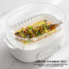 JOYOUNG Electric Steamer - 2 Layer, 5.6L Capacity, Fast Heating